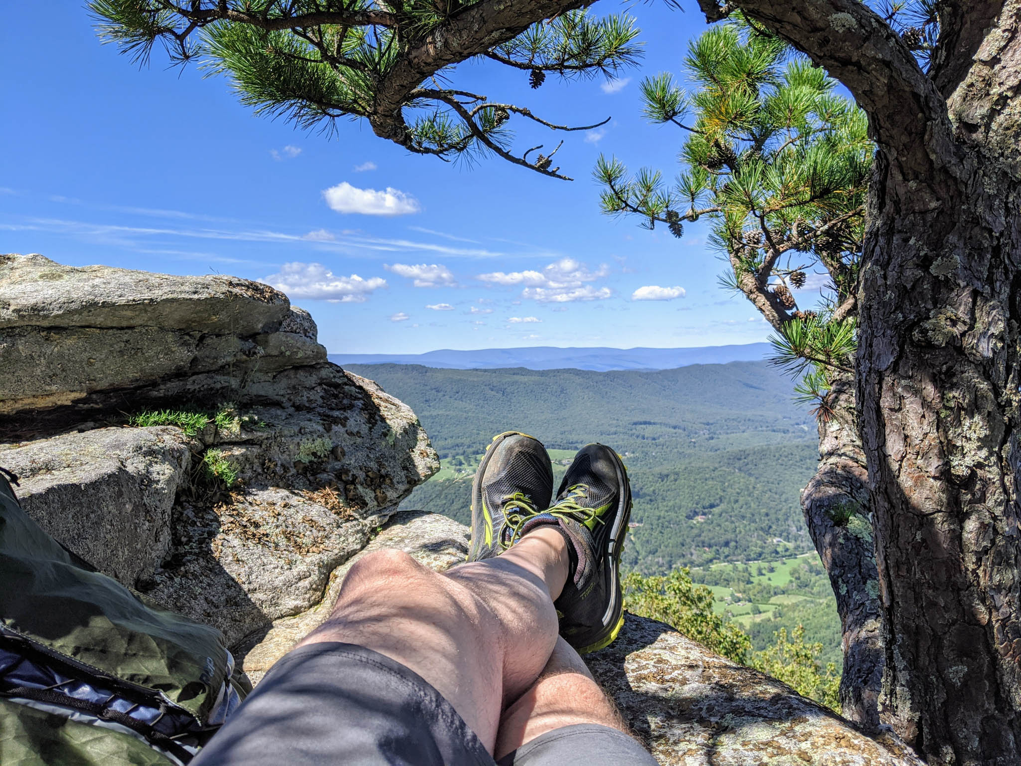 Relaxing on McAfee Knob