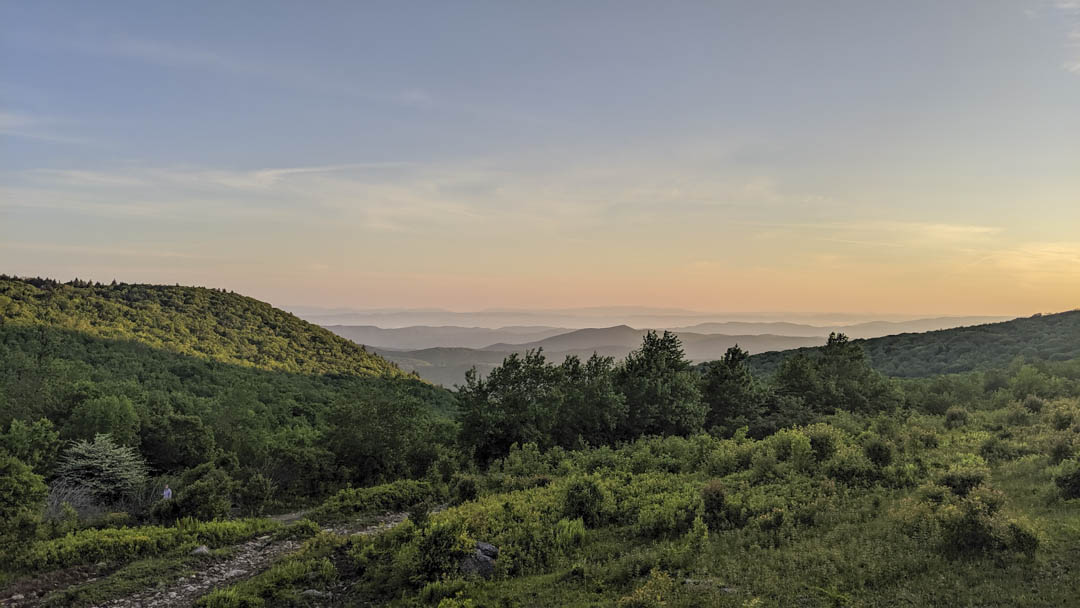 Sunrise from Scales Campground